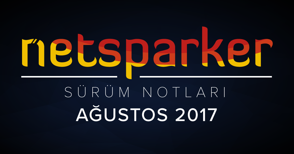 Netsparker Ağustos 2017 Sürüm Notları