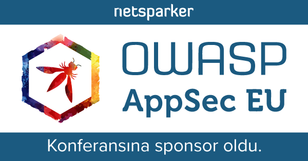 OWASP AppSec Avrupa Konferansına Sponsor Olduk